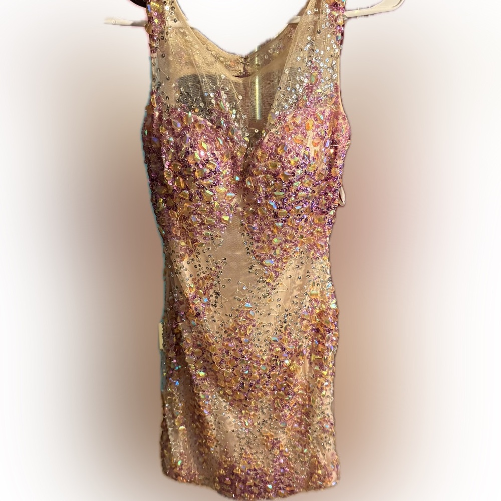 Elegant Sequin Embellished Dress
